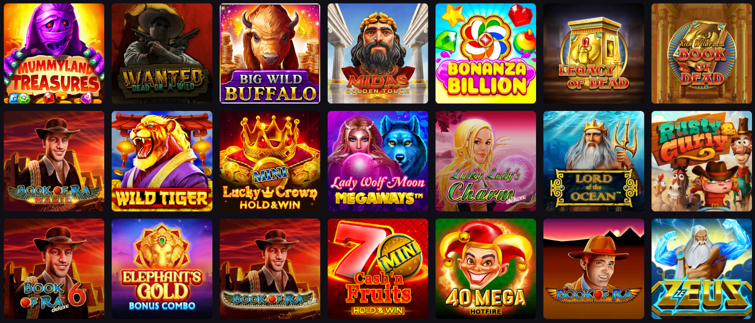 ألعاب الكازينو في LuckyCircus
